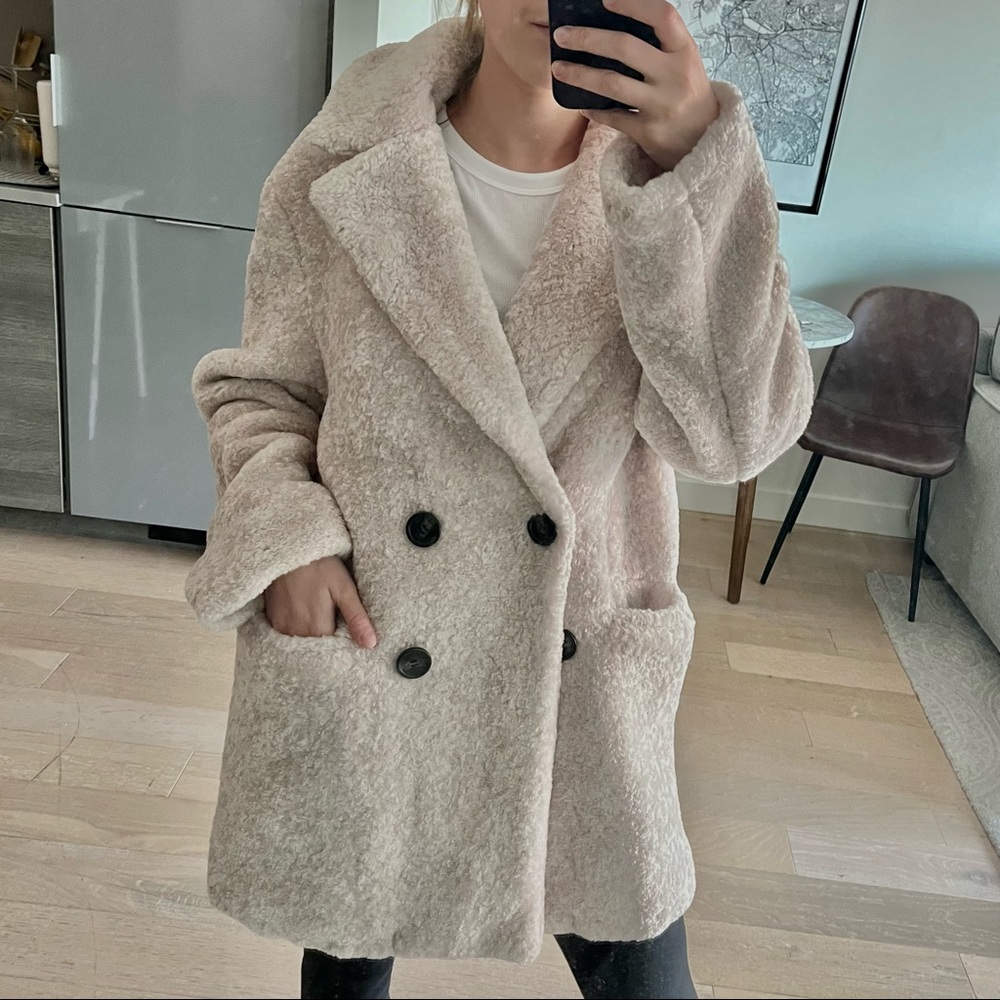 Pull&Bear Faux Fur Coat